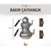 BAKIR ÇAYDANLIK GAMZELİ MODEL GÜMÜŞ RENK