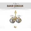 BAKIR ÇEREZLİK İŞLEMELİ 3 HAZNELİ MODEL GÜMÜŞ RENK