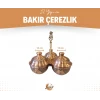BAKIR ÇEREZLİK İŞLEMELİ 3 HAZNELİ MODEL MAT RENK