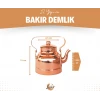 BAKIR DEMLİK MODERN MODEL BAKIR RENK