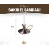 BAKIR EL ŞAMDANI FIRFIRLI MODEL OKSİTLİ KAHVE RENK (TEKLİ)