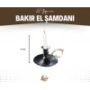 BAKIR EL ŞAMDANI FIRFIRLI MODEL OKSİTLİ SİYAH RENK (İKİLİ)