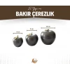 BAKIR ELMA SETİ 3LÜ SİYAH OKSİT RENK