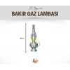 BAKIR GAZ LAMBASI OYMA NAKIŞ İŞLEME GÜMÜŞ RENK (KALAYLI)