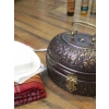 BAKIR HAMAM SETİ DESEN KAKMALI OKSİT RENK