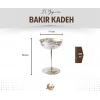 BAKIR KADEH DİLİMLİ MODEL GÜMÜŞ RENK