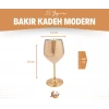 Bakır Kadeh Modern Model Parlak Bakır Renk