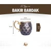 BAKIR KUPA BARDAK GAMZELİ MODEL 2Lİ OKSİTLİ RENK