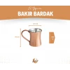 BAKIR KUPA BARDAK İNCE BELLİ MODEL PARLAK BAKIR RENK