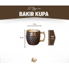 Bakır Kupa Bardak Petekli Model Oksit Bakır Renk
