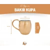 BAKIR KUPA BARDAK TOMBUL MODEL ÇEKİÇ DÖVME MAT BAKIR RENK (2Lİ)