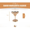 BAKIR MARGARİTA KADEHİ BAKIR RENK