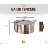 BAKIR MODERN TENCERE DERİN MODEL 26 CM GÜMÜŞ RENK