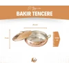 BAKIR PİLAV - KARNIYARIK TENCERESİ BOMBELİ MODEL 26 CM