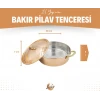 BAKIR PİLAV TENCERESİ 28 CM