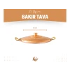 BAKIR SAC KAVURMA TAVASI KAPAKLI 35CM