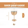BAKIR ŞARAP KADEH BAKIR RENK