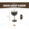 BAKIR ŞARAP KADEHİ OKSİTLİ BAKIR RENK (2 Lİ)