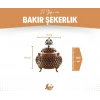 BAKIR ŞEKERLİK DİLİMLİ MODEL MAT BAKIR RENK