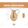 BAKIR SÜRAHİ ÇEKİÇ DÖVME ÖRDEK MODEL BAKIR RENK