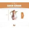 BAKIR SÜRAHİ DİLİMLİ MODEL BAKIR RENK