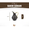 BAKIR SÜRAHİ GAMZELİ MODEL (OKSİTLİ BAKIR RENK)