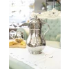 Bakır Sürahi Kapaklı Parlak Gümüş Renk Modern Model