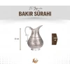 BAKIR SÜRAHİ NAKIŞ İŞLEME ÇİÇEK DESEN