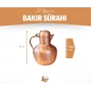 BAKIR SÜRAHİ OSMANLI MODEL MAT BAKIR RENK
