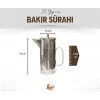 BAKIR SÜRAHİ SİLİNDİR GÜMÜŞ RENK