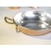BAKIR TAVA ÇİFT KULPLU MODERN MODEL BAKIR RENK 20 CM