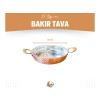 BAKIR TAVA OYMA NAKIŞLI FIRFIRLI TAVA MAT BAKIR RENK 25 CM