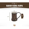 BAKIR KUPA BARDAK VARİL MODEL (2Lİ) OKSİTLİ RENK