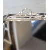 GÜMÜŞ KAPLAMA SUNUM TEPSİ MİNİ İTALYAN MODEL NO1 (21 cm)
