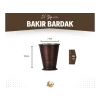 Bakır Bardak Kısa Şerbet Model Oksit Renk