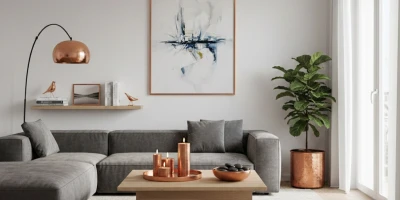 Modern Evlerde Bakır Detaylar: Şıklık ve Sıcaklık Katmanın Yolu