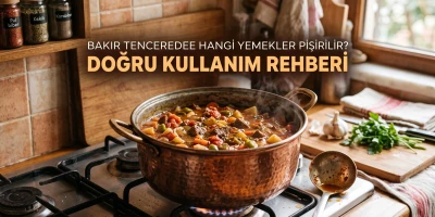 Bakır Tencerede Hangi Yemekler Pişirilir? Ustasından Kullanım Rehberi