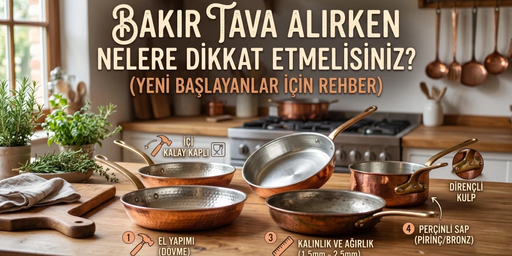 Bakır Tava Alırken Nelere Dikkat Etmelisiniz?