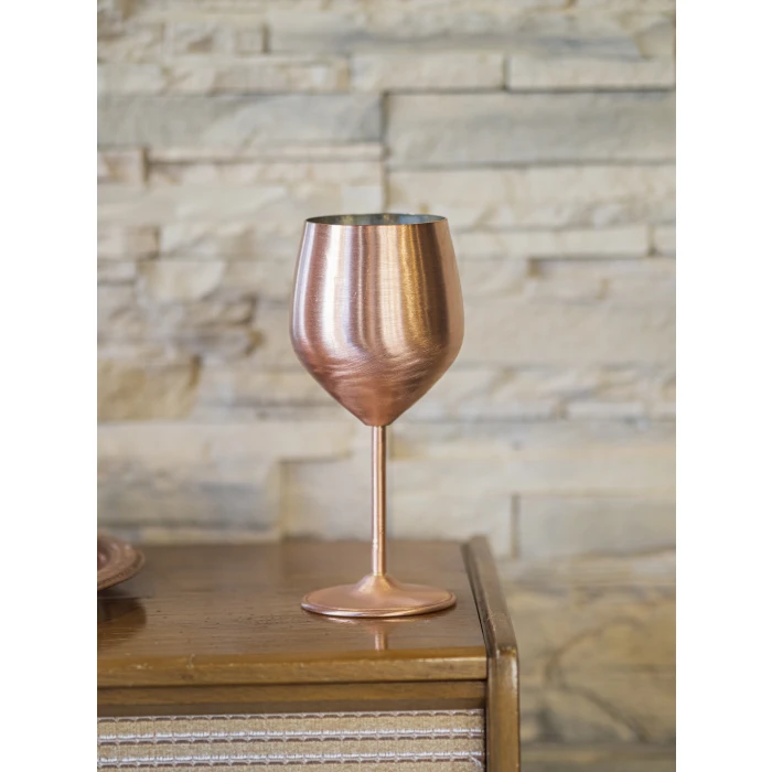 Bakır Kadeh Modern Model Mat Bakır Renk