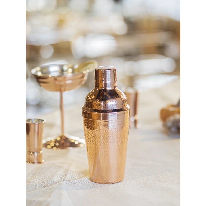 BAKIR SHAKER NOKTALI DESENLİ PARLAK BAKIR RENK NO 1