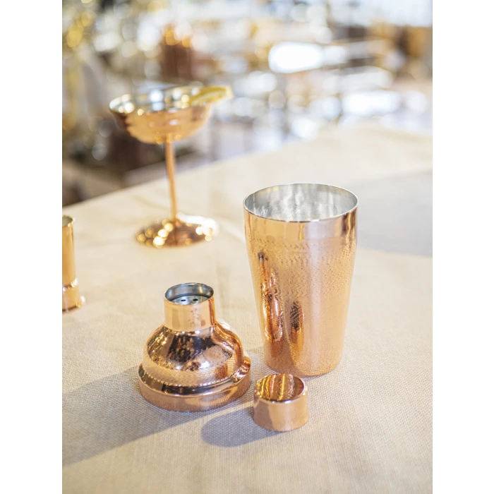 BAKIR SHAKER NOKTALI DESENLİ PARLAK BAKIR RENK NO 1