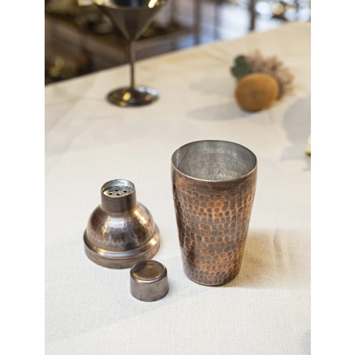 BAKIR SHAKER ÇEKİÇ DÖVME OKSİTLİ BAKIR RENK NO1