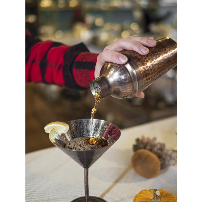 BAKIR SHAKER ÇEKİÇ DÖVME OKSİTLİ BAKIR RENK NO1