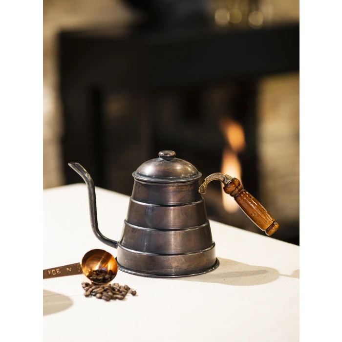 BAKIR FİLTRE KAHVE SETİ V60 OKSİTLİ RENK