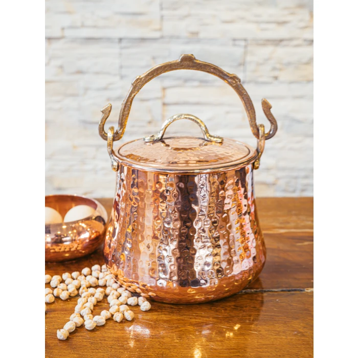 BAKIR BAKRAÇ ÇEKİÇ DÖVME MODEL PARLAK BAKIR RENK 3 LT