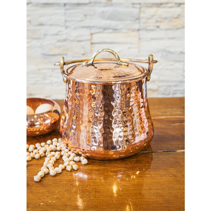 BAKIR BAKRAÇ ÇEKİÇ DÖVME MODEL PARLAK BAKIR RENK 3 LT