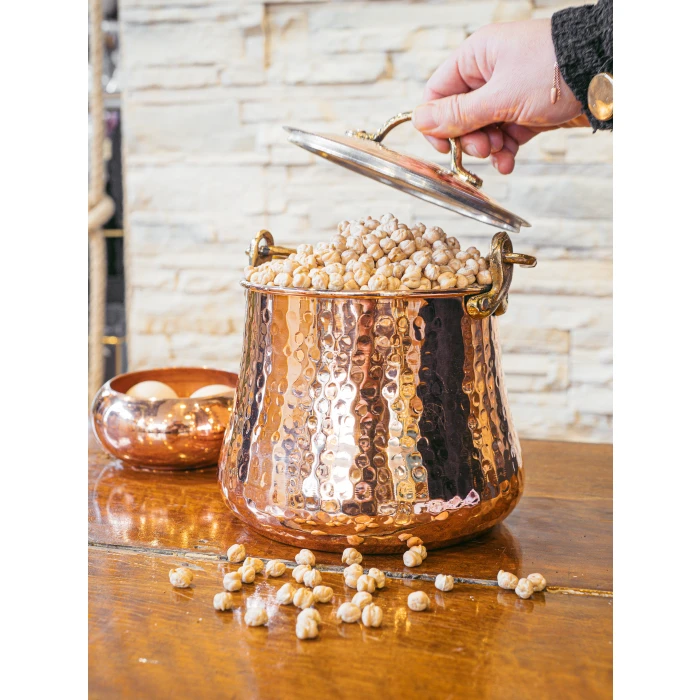 BAKIR BAKRAÇ ÇEKİÇ DÖVME MODEL PARLAK BAKIR RENK 3 LT