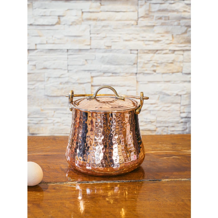 BAKIR BAKRAÇ ÇEKİÇ DÖVME MODEL PARLAK BAKIR RENK 3 LT