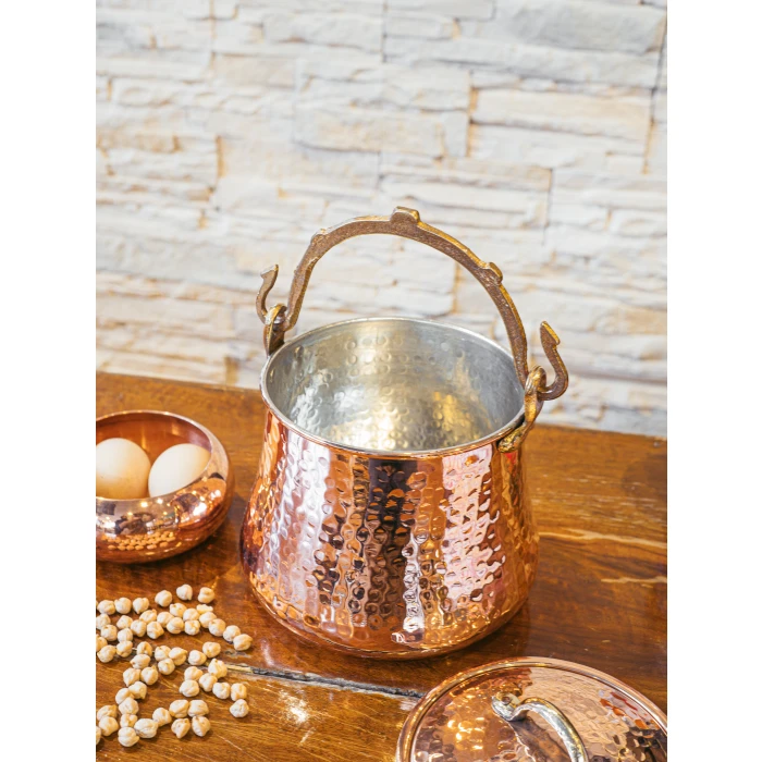 BAKIR BAKRAÇ ÇEKİÇ DÖVME MODEL PARLAK BAKIR RENK 3 LT