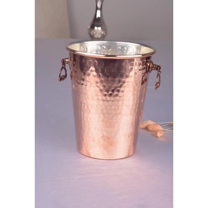 BAKIR BUZ KOVASI ÇEKİÇ DÖVMELİ BAKIR RENK